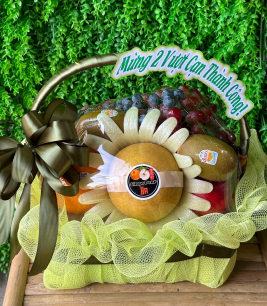 Giỏ trái cây chúc mừng