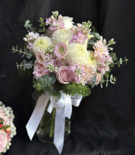 ỘP HOA CHRISTA MIX LAN TRẮNG