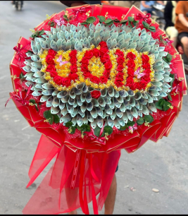 Hoa Tiền tặng vợ