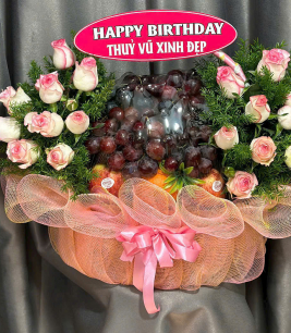 Giỏ trái cây - Hân hoan chúc mừng