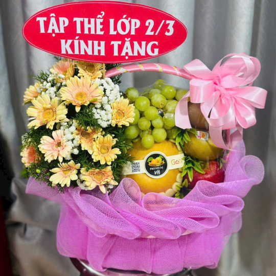 Giỏ trái cây - Tô thêm sắc ngọt